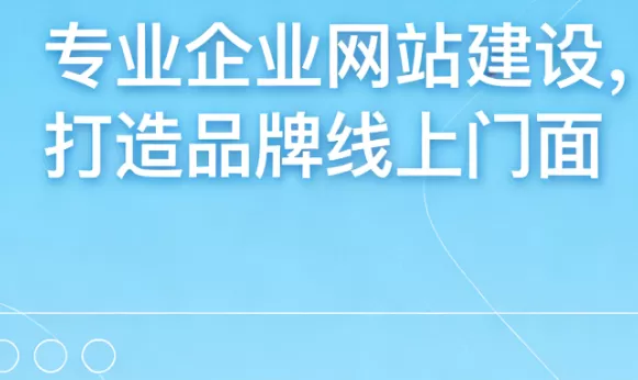 专业企业网站建设，打造品牌线上门面
